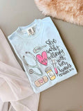 Nursing Proverbs Dtf Graphic Tee Shirt