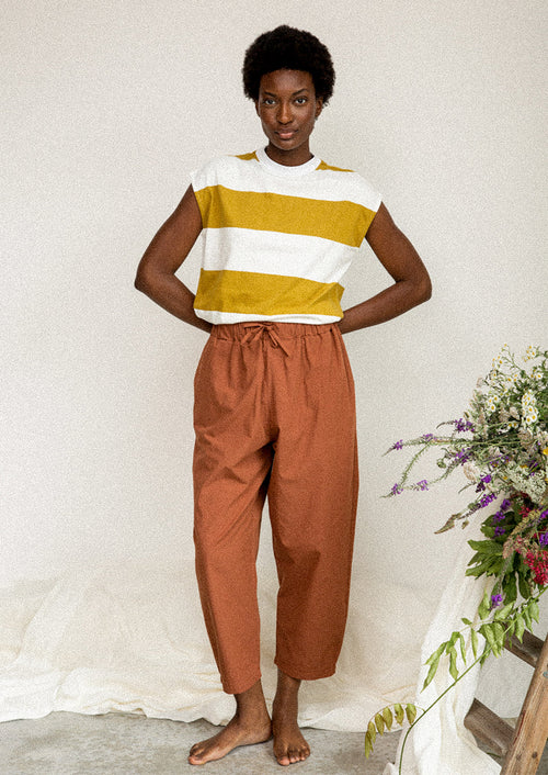 Aukai Striped Muscle Tee
