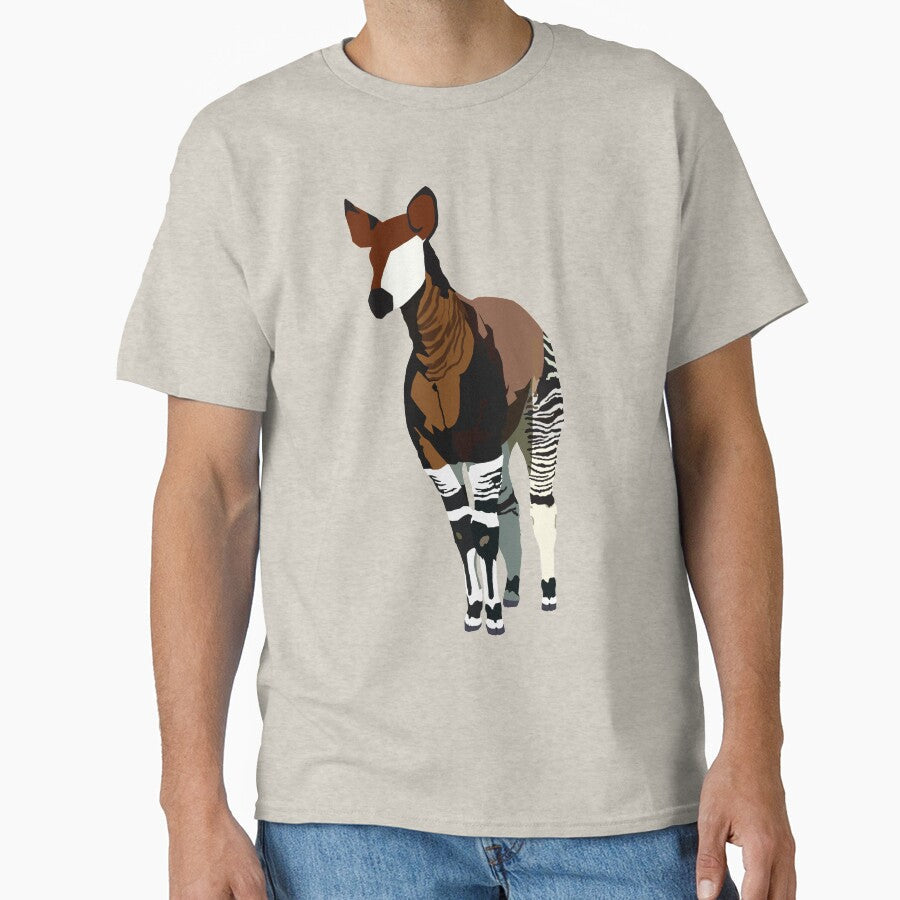 Okapi Minimalist by LeaWolf Unisex T-shirt, Sweatshirt, Hoodie, Long Sleeve Tee