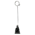 Picture holder with base made of pewter sculpted into the Seattle skyline ph1