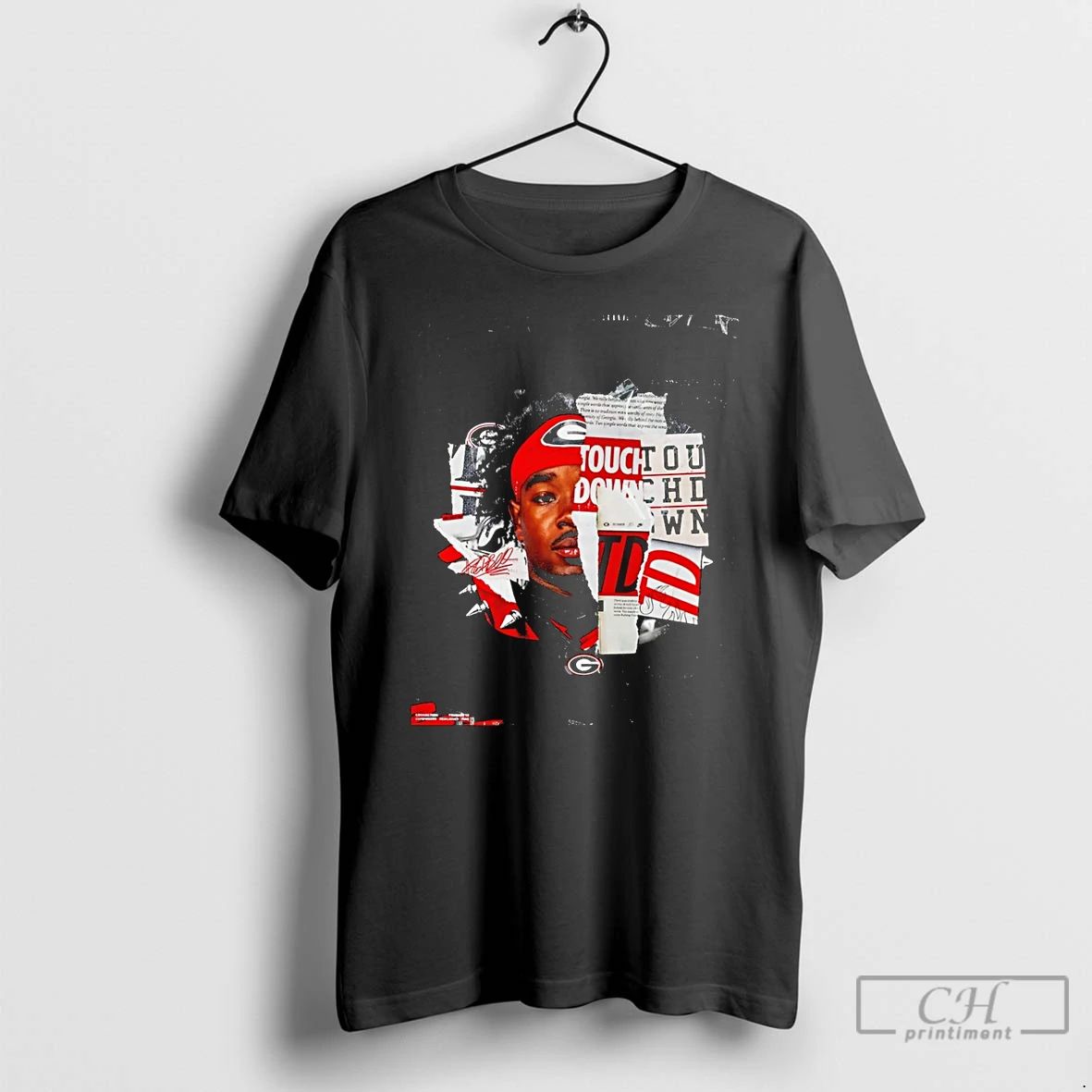 Classic Dillon Bell Georgia Bulldogs Touch Down Graphic T Shirts Hoodie Longsleeve Unisex T-shirt, Sweatshirt, Hoodie, Long Sleeve Tee