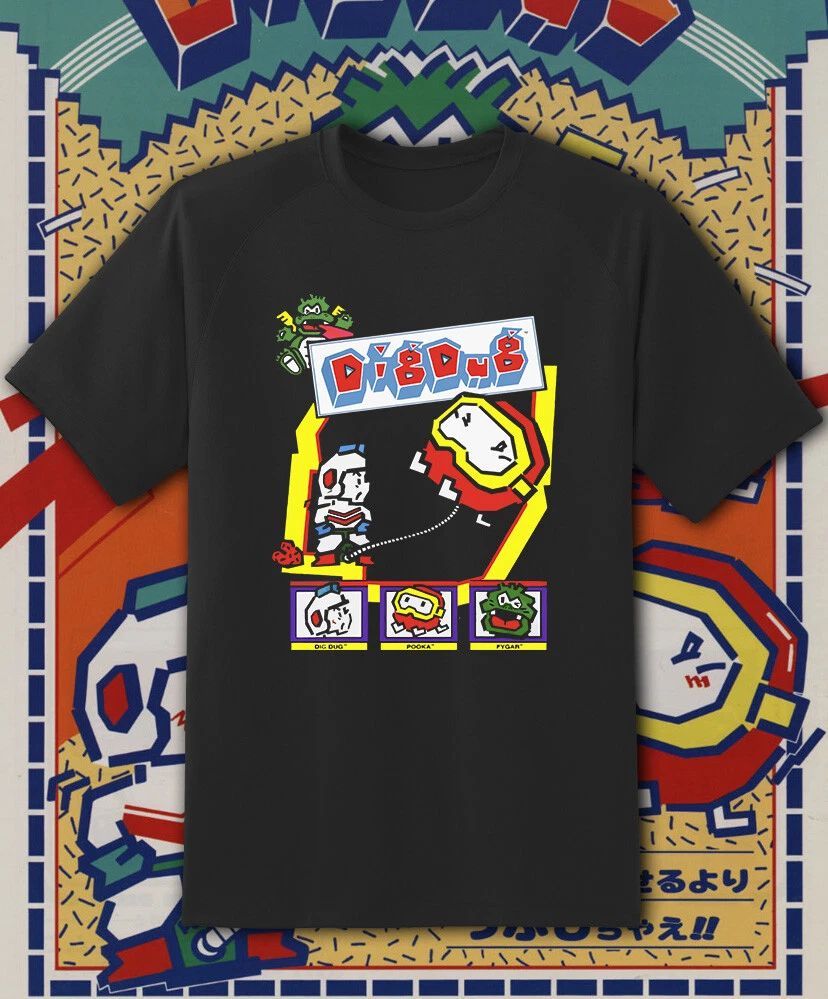 Dig Dug Retro Arcade Game Retro Video Game T Shirt Fast Ship! Unisex T-shirt, Sweatshirt, Hoodie, Long Sleeve Tee
